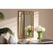 Wholesale Interiors Baxton Studio Adra Modern and Contemporary Gold Finished Bamboo Accent Wall Mirror,
